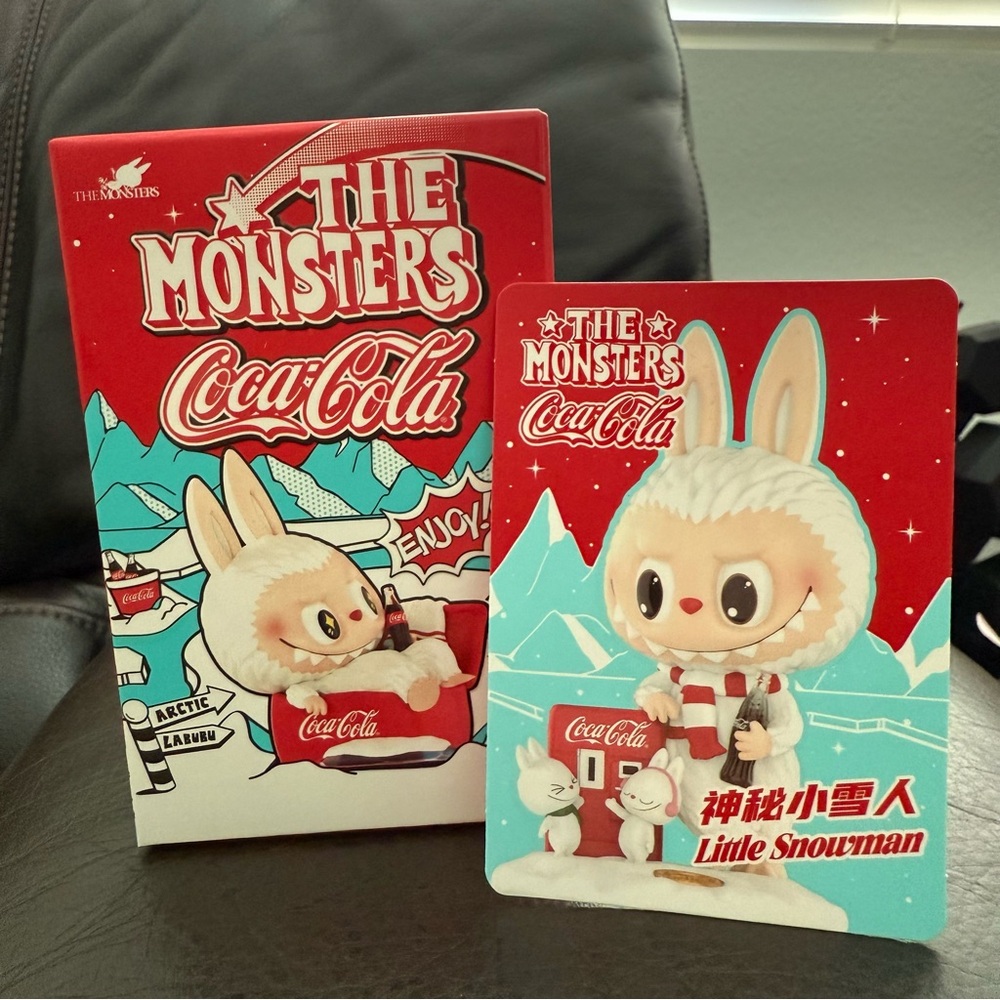 Labubu Coca Cola Figure *confirmed Little Snowman